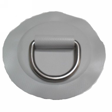 Zodiac Light Grey PVC Circular Patch with Eye Z2303
