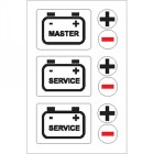 Nauticalia Boat Stickers - Battery Master / Service Sticker