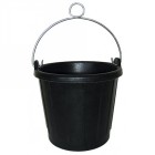 Lalizas Rubber Bucket 7.5L with Handle - Heavy Duty