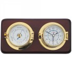 Meridian Zero Channel Tide Clock and Barometer Mounted Set