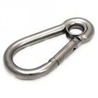 Proboat Stainless Steel Carbine Hook With Eye 50mm