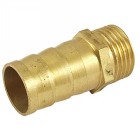 Talamex Brass Hose Connector 3/4 inch BSP to 19mm Hose