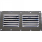 Waveline Louvered Vent Stainless Steel 230x127mm