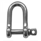 Proboat Stainless Steel D Shackle 5mm - Pack of 2