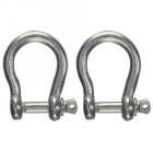 Proboat Galvanised Steel Bow Shackle 10mm - Pack 2