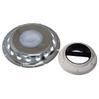 ECS Shut Off Clear Ventair Vent Complete Stainless Steel Cover 9 inch