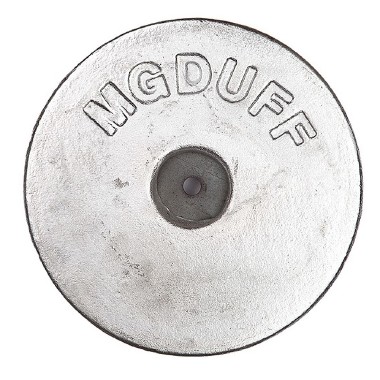 MG Duff Zinc Disc Anode ZD55 229mm