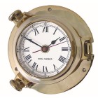 Meridian Zero Solid Brass Porthole Clock 80mm Dial