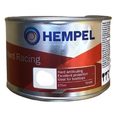 Hempel Hard Racing TecCel Boottop Antifoul 375ml - Ultimate White 10101