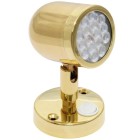 M R Marine LED Brass Reading Lamp 12v