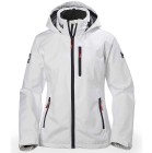 Helly Hansen Womens Crew Hooded Midlayer Jacket White Large