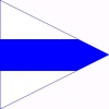 Meridian Zero 3rd Substitute Pennant Flag 58 x 26cm - view 1