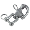 Proboat Standard Stainless Steel Swivel Clevis Snap Shackle 73mm - view 1