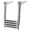 Talamex Stainless Steel Telescopic Boarding Ladder - 4 Steps - view 2