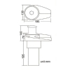 South Pacific VA600 Vertical Windlass Kit 700W 6mm - view 2