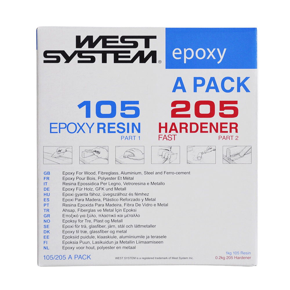 West System Epoxy A Pack 105/205 Fast