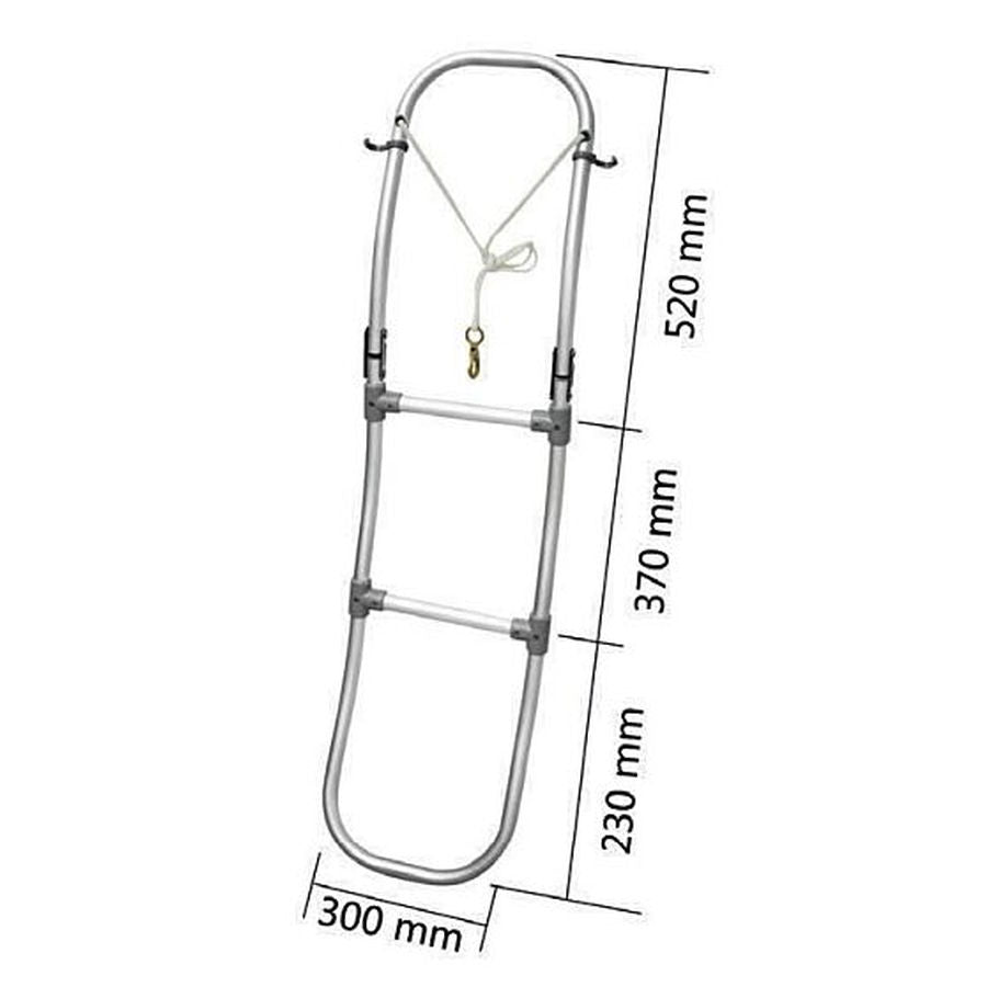 Waveline Folding Ladder For Inflatable Boats 3 Step