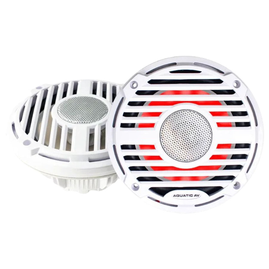 Aquatic AV 6.5 Pro Classic Speakers - Pair White