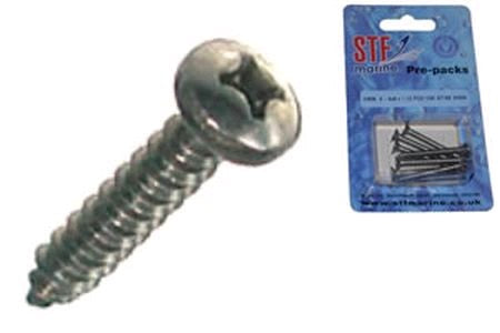 Proboat Pan Head Self Tapping Screws Stainless Steel 1/2 x 6 - Pack 16