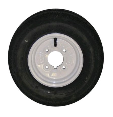 Maypole Trailer Wheel 400 x 8 Tyre 4 Ply PCD 4 Inches