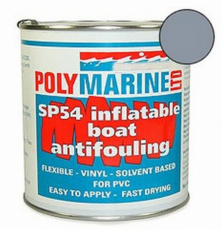 Polymarine SP54 PVC Inflatable Boat Antifoul Grey 1L