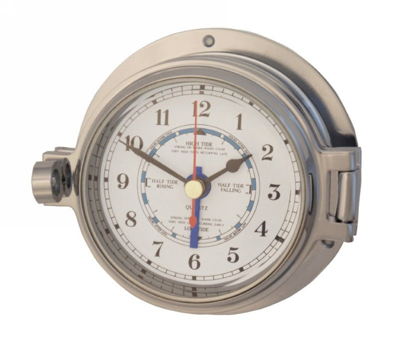 Meridian Zero Channel Polished Chrome Tide Clock 3 inch