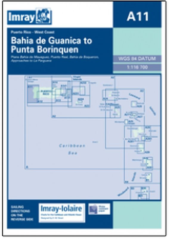 Imray-Iolaire Chart A11 West Coast of Puerto Rico