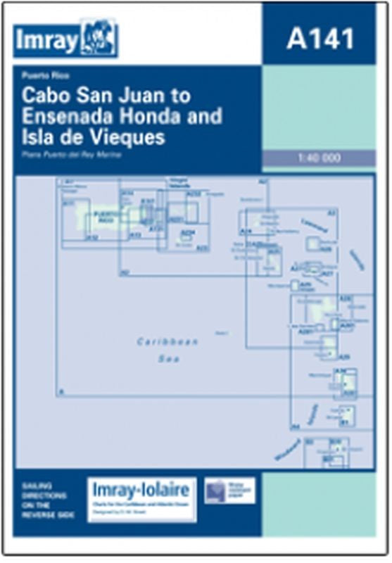 Imray-Iolaire Chart A141 East Coast of Puerto Rico