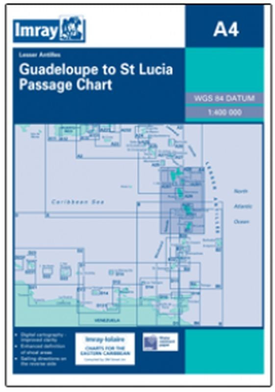 Imray-Iolaire Chart A4 Guadelou pe to St Lucia