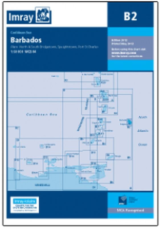 Imray-Iolaire Chart B2 Barbados