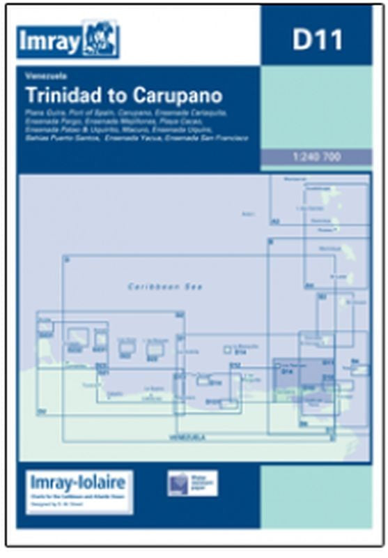 Imray-Iolaire Chart D11 Trinidad to Carupano