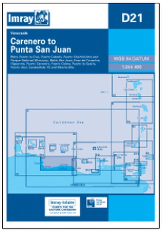 Imray-Iolaire Chart D21 Caranero to Tucacas