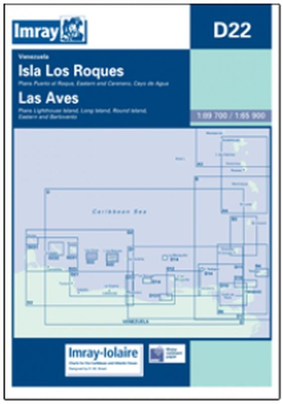 Imray-Iolaire Chart D22 Isla Los Roques and Isla De Aves