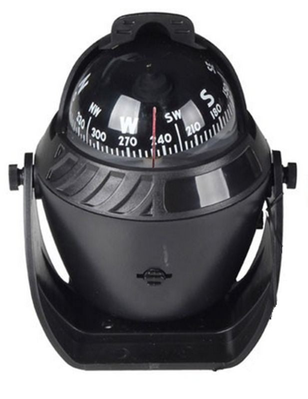 Osculati General Purpose Marine Compass 95mm with 12v Light - Black