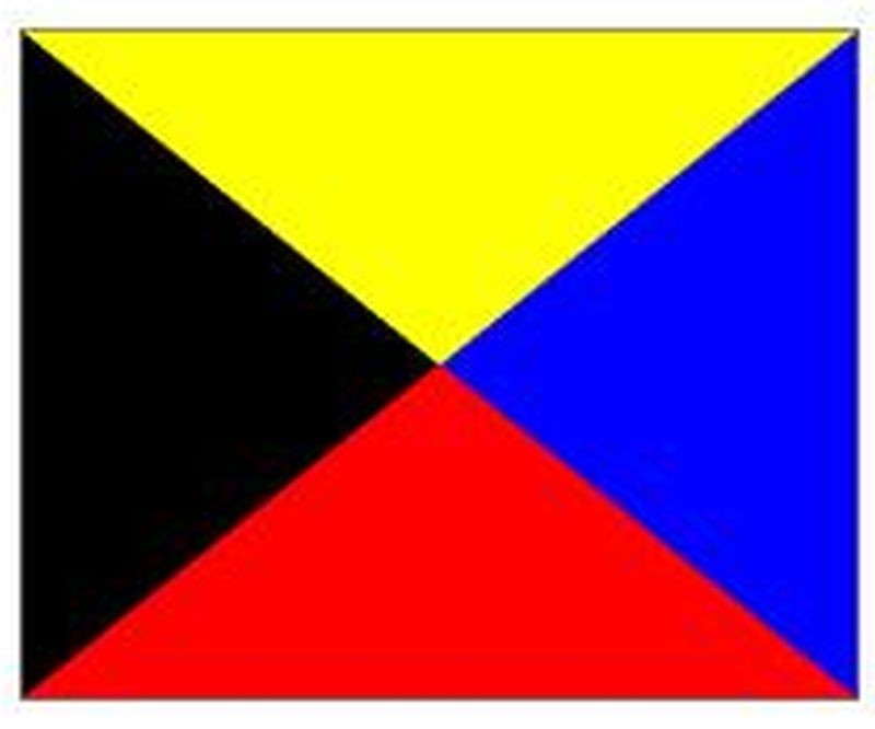 Meridian Zero Signal Code Flag Z