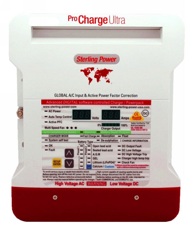 Sterling Pro Charge Ultra Battery Charger 20amp PCU1220