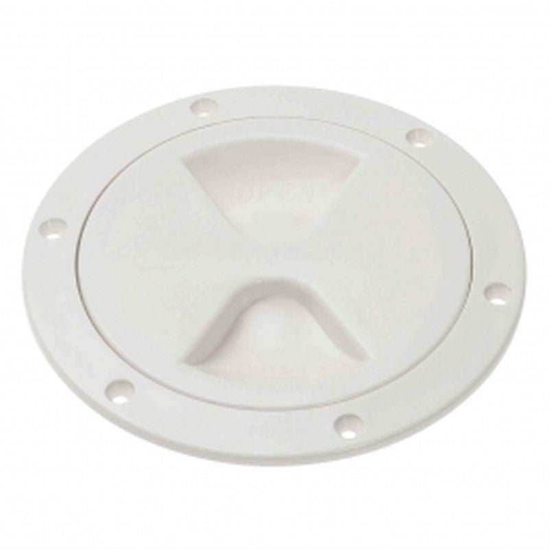 Barton Screw Inspection Cover Round White - 130mm