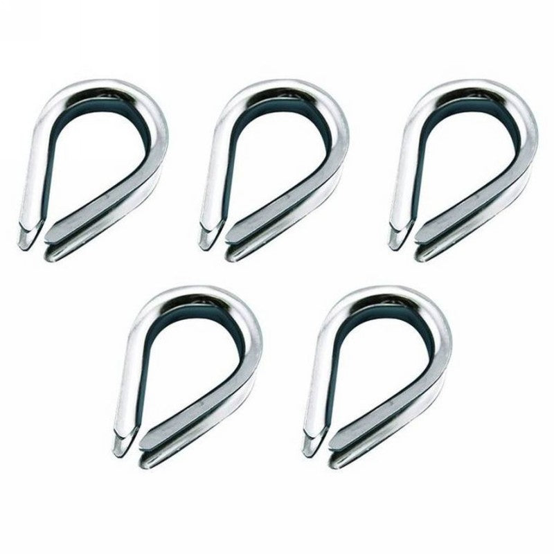 Proboat Stainless Steel Thimbles 4mm - Pack 5