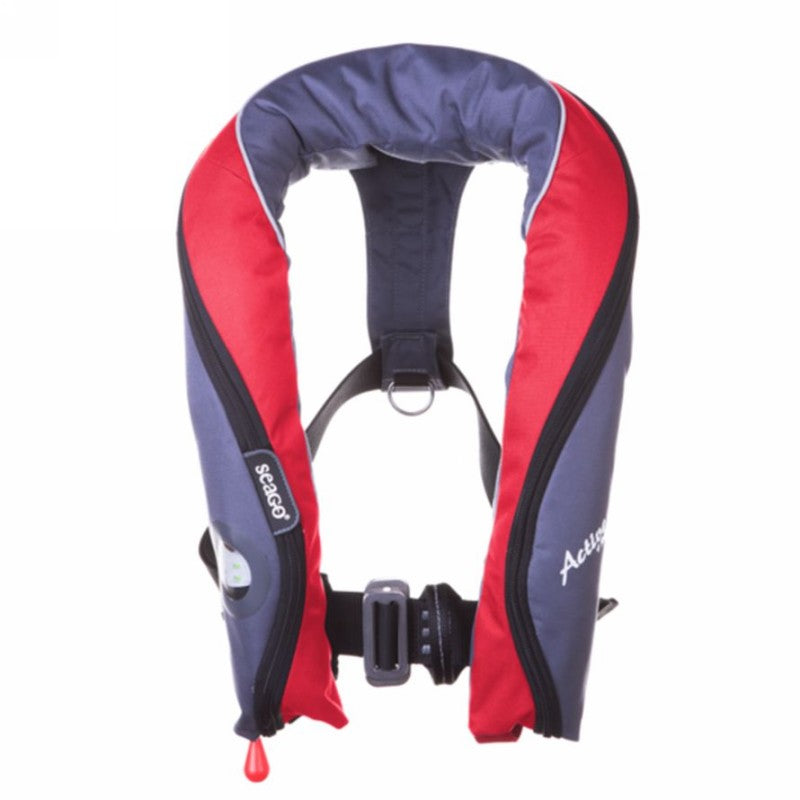 Seago Active 190 Automatic Lifejacket Red/Carbon