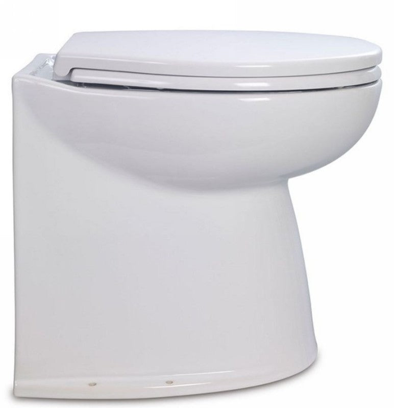 Jabsco Deluxe Flush Electric Toilet Fresh Water Flush 12v With Soft Close Seat and Lid 58040-3012