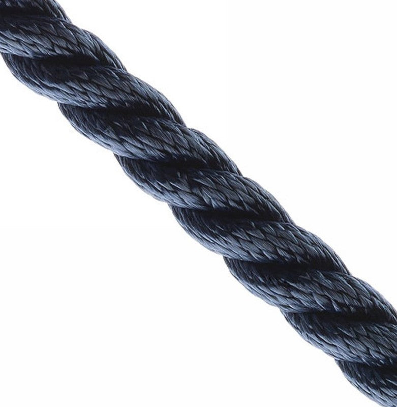 Liros 3-Strand Rope Polyester Navy 8mm