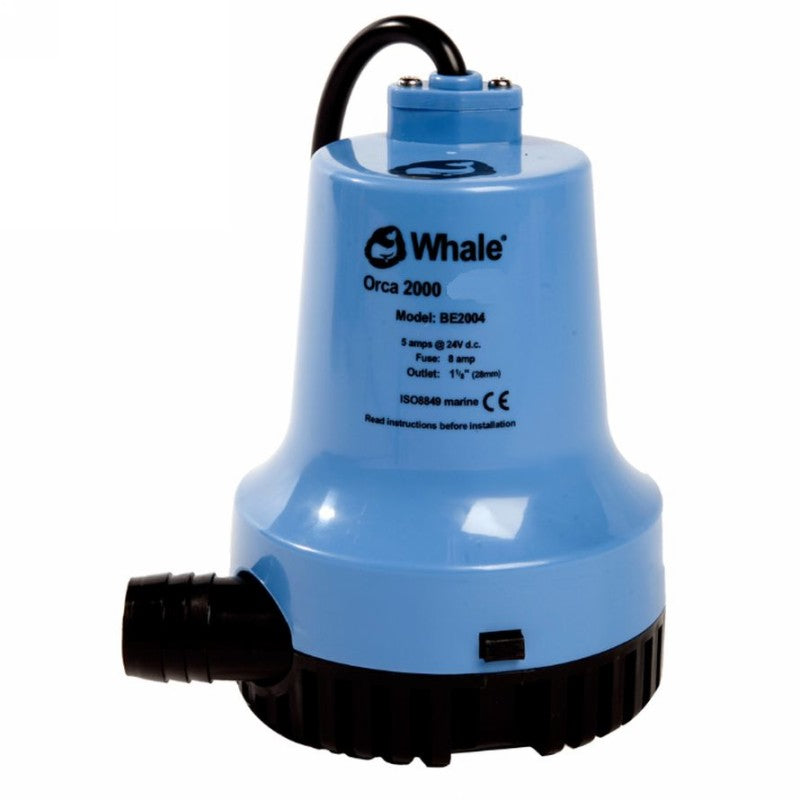 Whale Orca High Capacity 12V 2000GPH BE2002