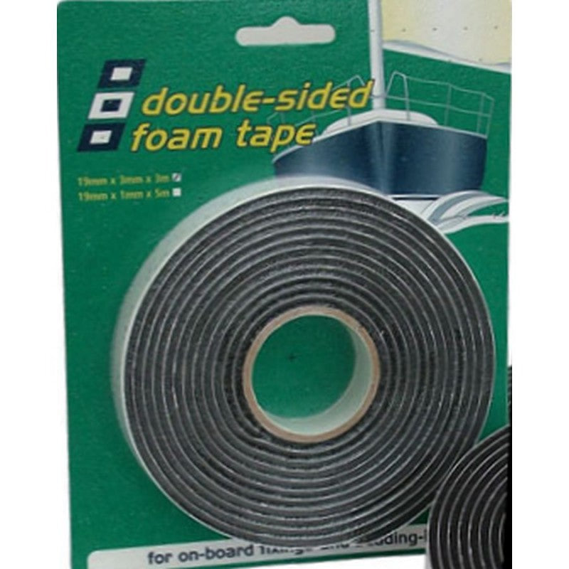 PSP Vinyl Foam Tape 1mm x 19mm x 5m Self-Adhesive - Double sided