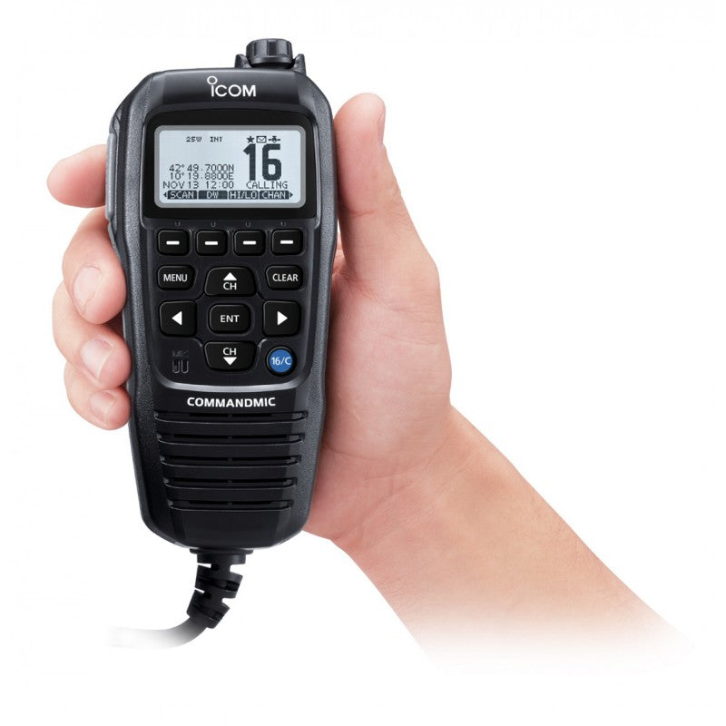 Icom HM-229B Commandmic Black