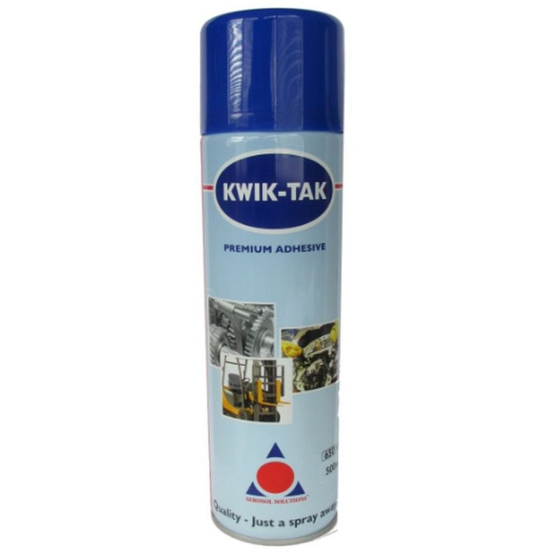 Marine and Industrial Kwik Tak Contact Spray Adhesive 500ml - Aerosol