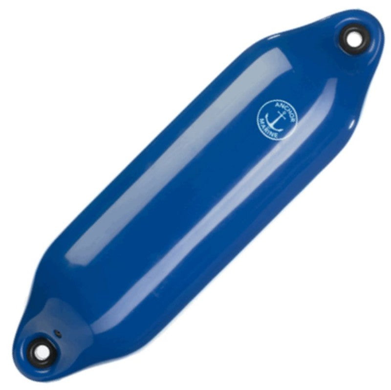 Anchor Marine Standard Fender 16 x 4 Inches - 400 x 110mm Royal Blue with Eyes