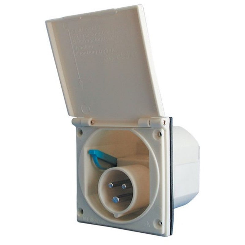 Talamex Mains Inlet Flush Mounted Socket 16AMP IP44