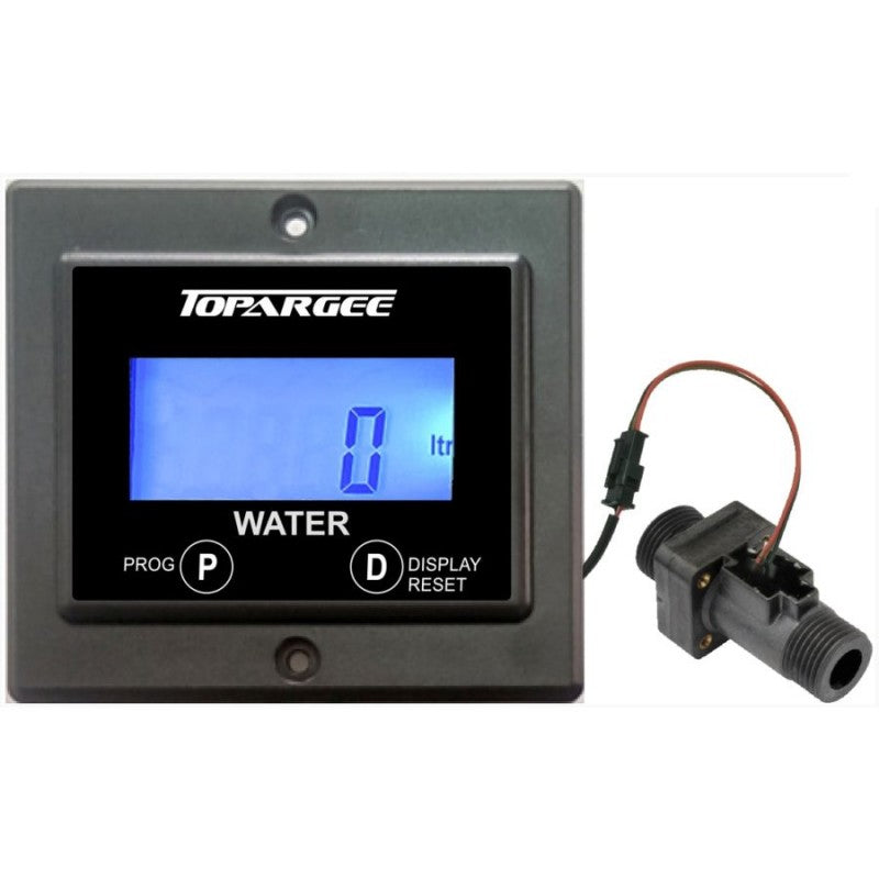 Topargee H2Flow Digital Water Tank Gauge - Flush Mount