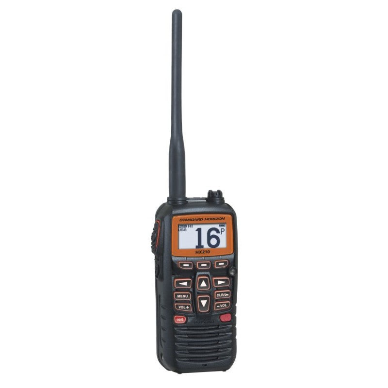 Standard Horizon HX210E Handheld Floating Marine VHF Radio - ATIS Ready