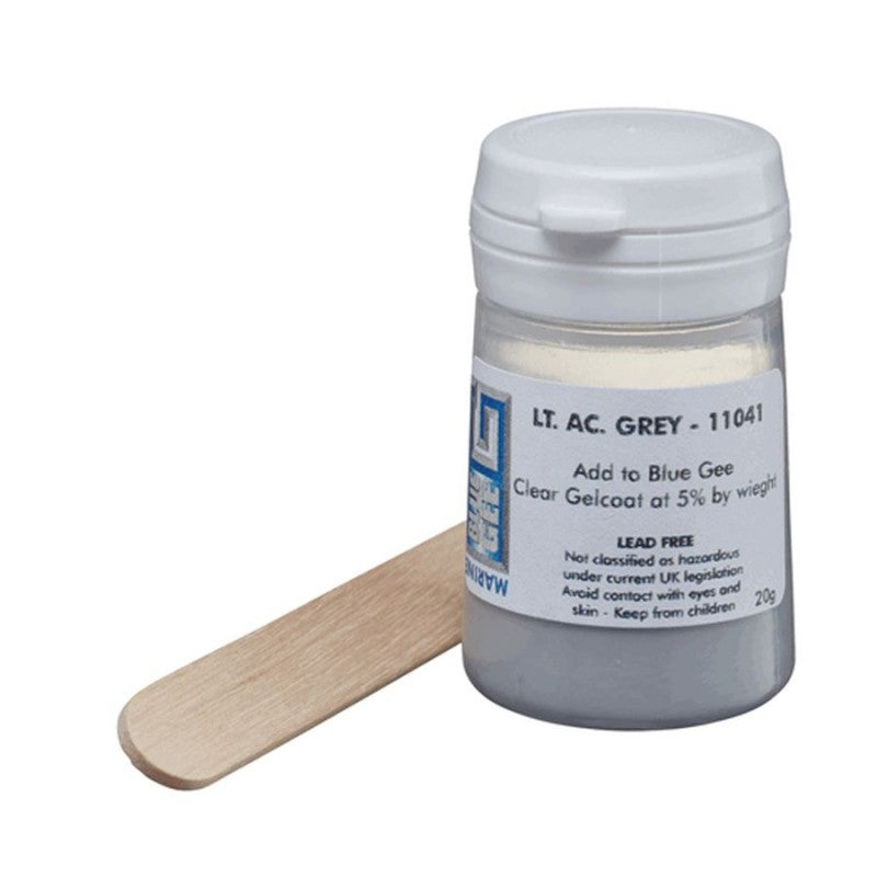 Blue Gee Colourmatch Glass Fibre Pigment Light Aircraft Grey 20g